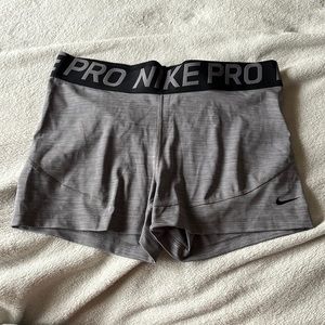 Nike Pro shorts gray (womens size XL)